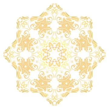 Oriental Abstract Pattern Stock Illustration