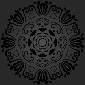 Oriental Abstract Pattern Stock Illustration