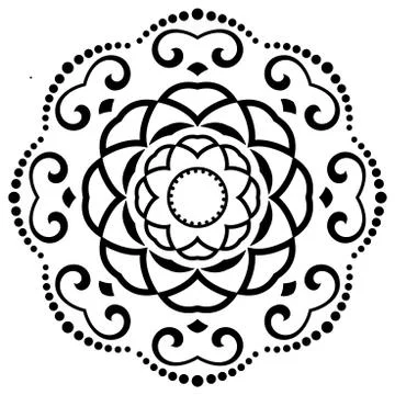 Oriental Abstract Pattern 스톡 일러스트