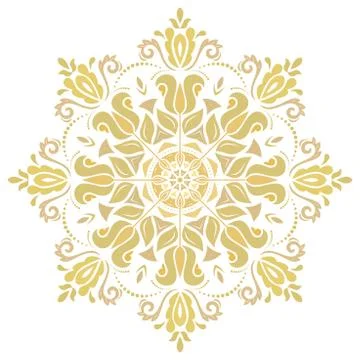 Oriental Abstract Pattern Stock Illustration