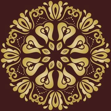 Oriental Abstract Pattern Stock Illustration