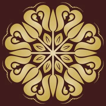 Oriental Abstract Pattern Illustrazione stock