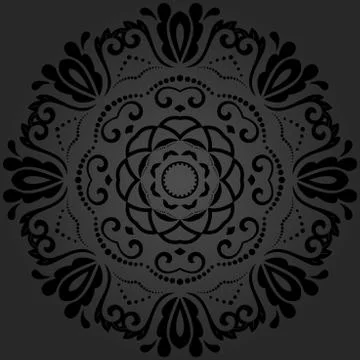 Oriental Abstract Pattern Stock Illustration