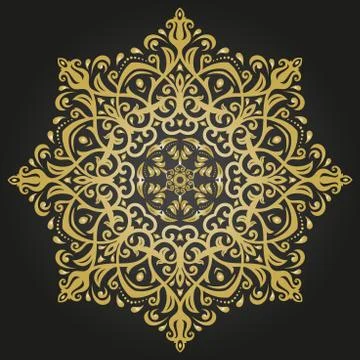 Oriental Abstract Pattern Stock Illustration