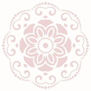 Oriental Abstract Pattern Stock Illustration