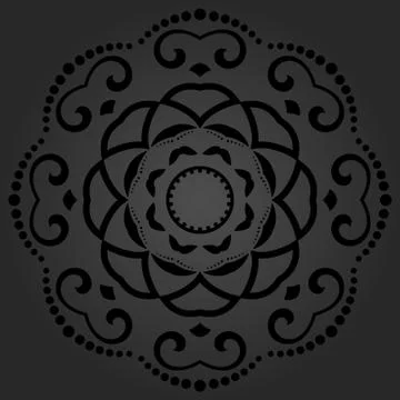 Oriental Abstract Pattern Stock Illustration