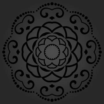 Oriental Abstract Pattern Stock Illustration