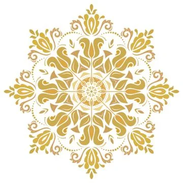 Oriental Abstract Pattern Stock Illustration