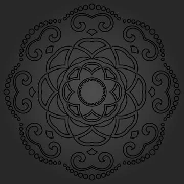 Oriental Abstract Pattern 스톡 일러스트