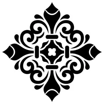 Oriental Abstract Pattern Stock Illustration