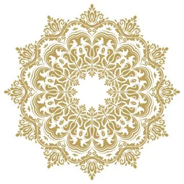 Oriental Abstract Pattern Stock Illustration