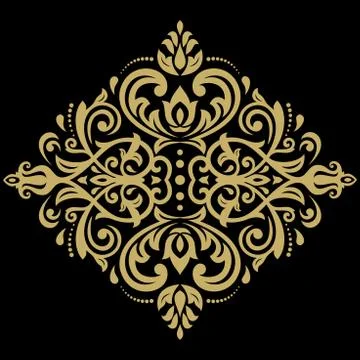 Oriental Abstract Pattern Stock Illustration