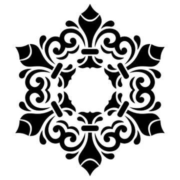 Oriental Abstract Pattern Stock Illustration