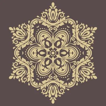 Oriental Abstract Pattern Stock Illustration