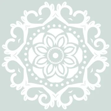 Oriental Abstract Pattern Stock Illustration