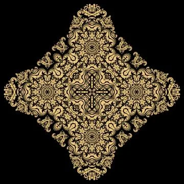 Oriental Abstract Pattern Stock Illustration