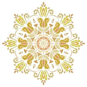 Oriental Abstract Pattern Stock Illustration