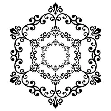 Oriental Abstract Pattern 스톡 일러스트