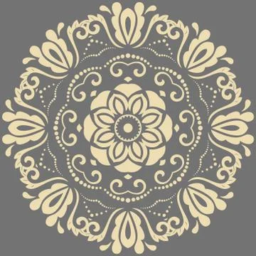 Oriental Abstract Pattern Stock Illustration