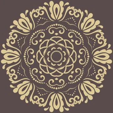 Oriental Abstract Pattern Stock Illustration