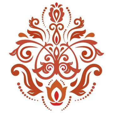 Oriental Abstract Pattern Stock Illustration