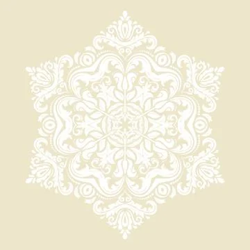 Oriental Abstract Pattern Stock Illustration