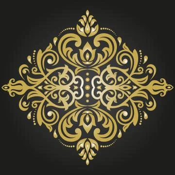 Oriental Abstract Pattern Stock Illustration