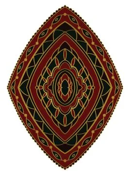 Oriental abstract pattern. Stock-Illustration