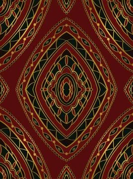 Oriental abstract pattern. Stock Illustration