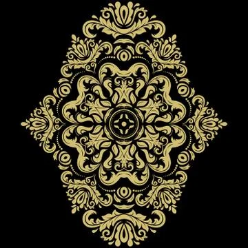 Oriental Abstract Pattern Stock Illustration