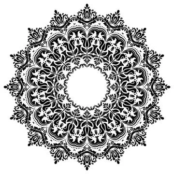 Oriental Abstract Pattern Stock Illustration