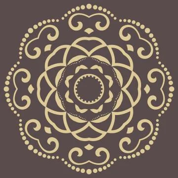 Oriental Abstract Pattern 스톡 일러스트