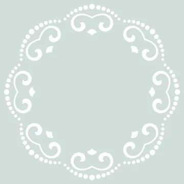 Oriental Abstract Pattern Stock Illustration