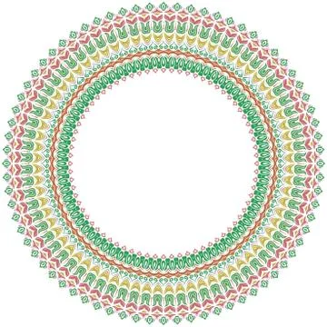 Oriental Abstract Pattern Stock Illustration