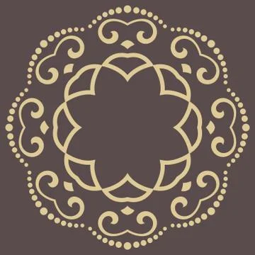 Oriental Abstract Pattern Illustrazione stock