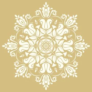 Oriental Abstract Pattern Stock Illustration