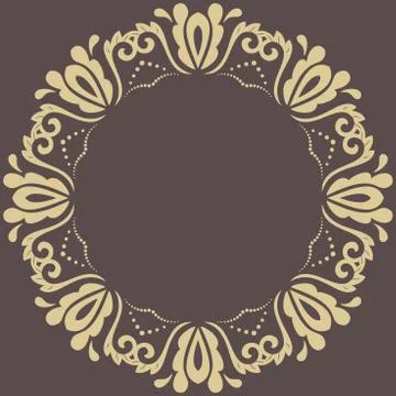 Oriental Abstract Pattern Stock Illustration