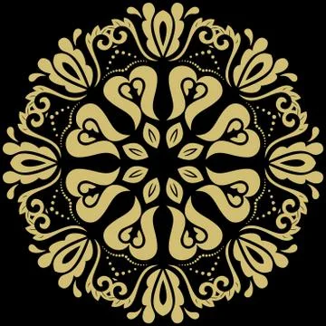 Oriental Abstract Pattern Stock Illustration