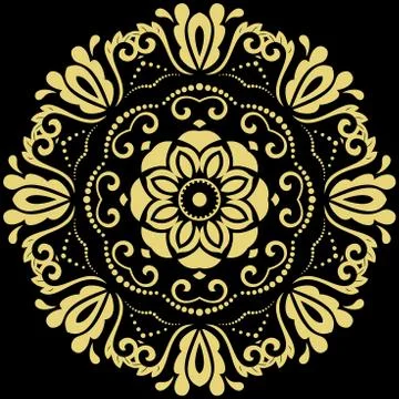 Oriental Abstract Pattern Stock Illustration