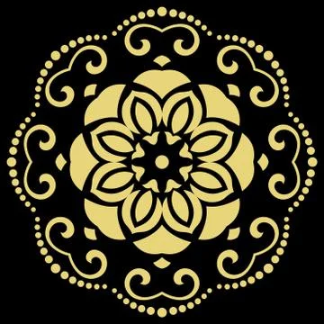 Oriental Abstract Pattern Illustrazione stock