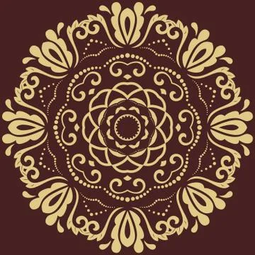 Oriental Abstract Pattern イラスト素材