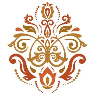 Oriental Abstract Pattern 스톡 일러스트