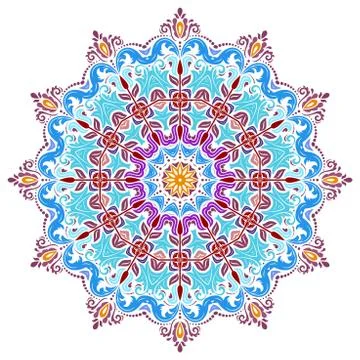 Oriental Abstract Pattern Stock Illustration