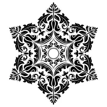 Oriental Abstract Pattern Stock Illustration