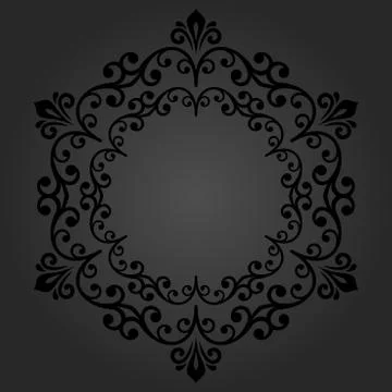 Oriental Abstract Pattern Stock Illustration