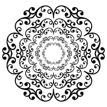 Oriental Abstract Pattern Stock Illustration