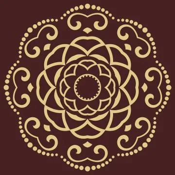 Oriental Abstract Pattern Stock Illustration