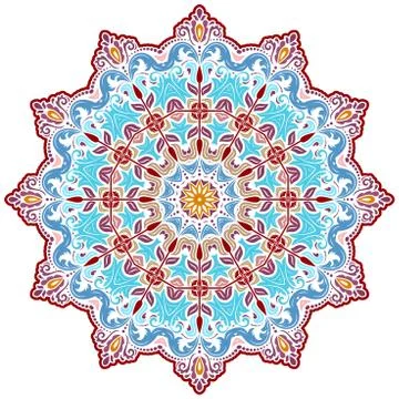 Oriental Abstract Pattern Illustrazione stock