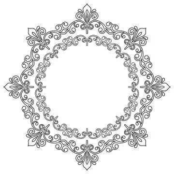 Oriental Abstract Pattern Illustrazione stock