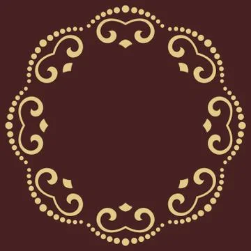 Oriental Abstract Pattern Stock Illustration